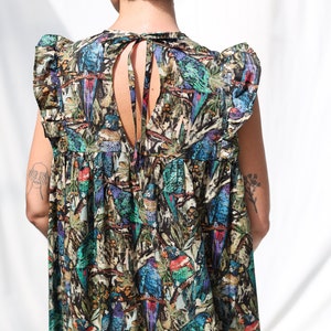 Ärmelloses Maxi-Kleid aus seidiger Baumwolle SONNY JAMES OFFON Clothing Bild 6