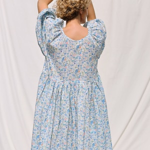 Reversible oversized floral print summer dress INKY FIELDS OFFON Clothing zdjęcie 6