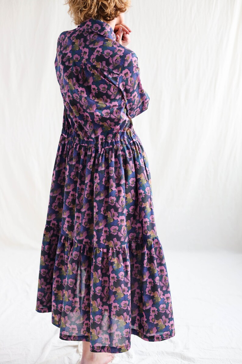 Maxi shirt dress FLEUROFFON Clothing
