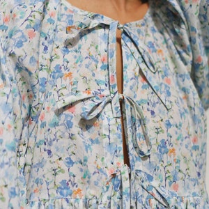Reversible oversized floral print summer dress INKY FIELDS OFFON Clothing zdjęcie 8