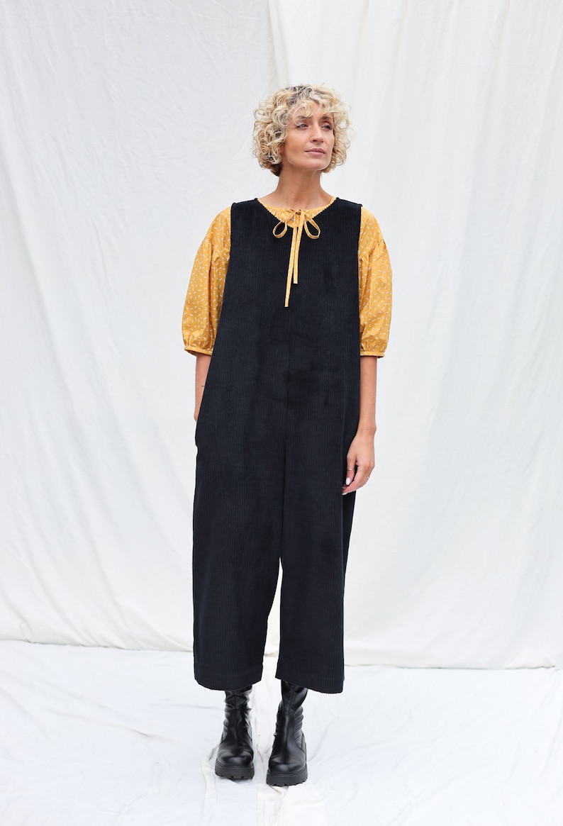 Sleeveless oversized cord jumpsuit OFFON CLOTHING image 2