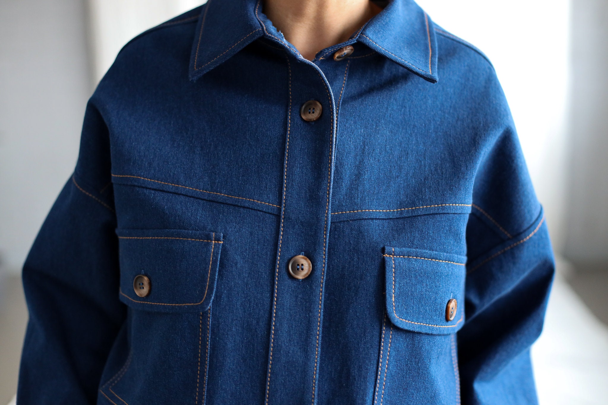 ジャケット・アウター denim over shirt jacket(unisex)/indigo Helmut Lang Shirt Jacket in Mid Indigo Painter | REVOLVE