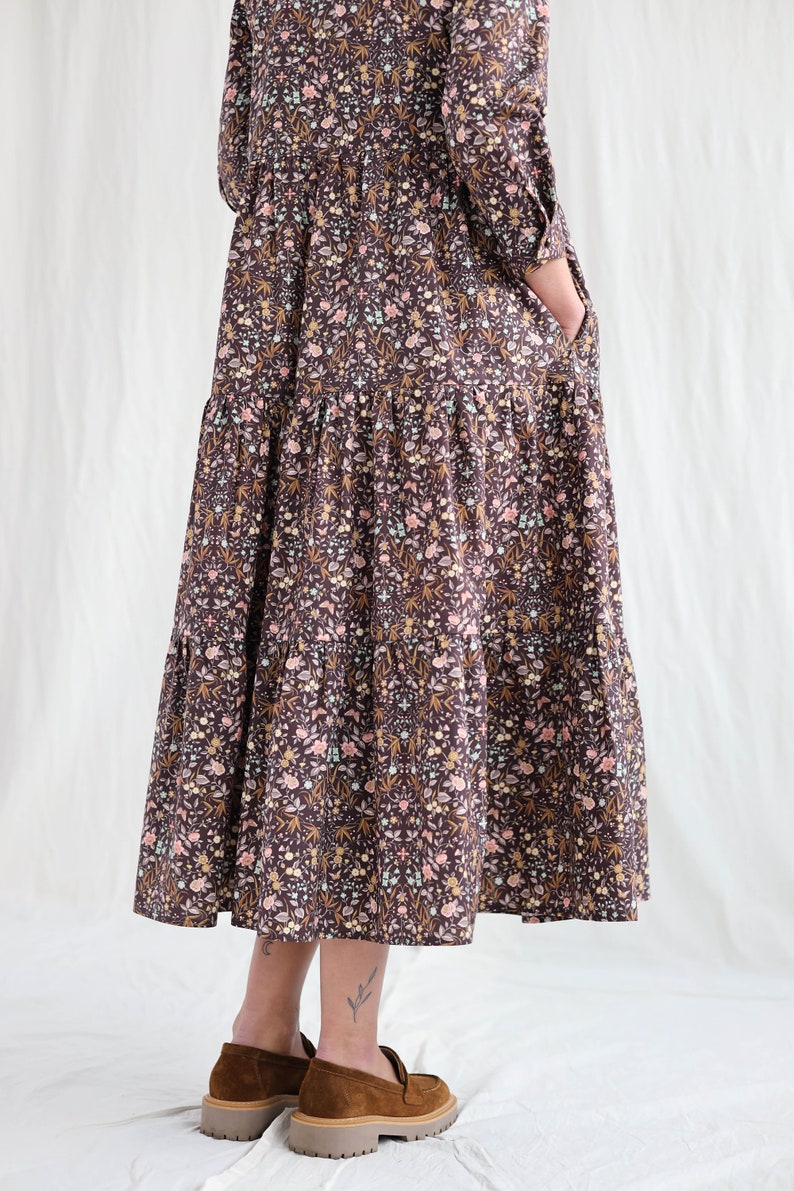Floral tiered dress BONA / OFFON CLOTHING image 4