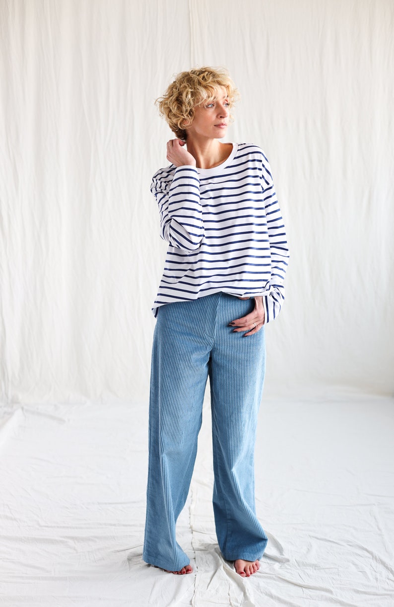 Wide leg cord pants LUNA OFFON CLOTHING image 7