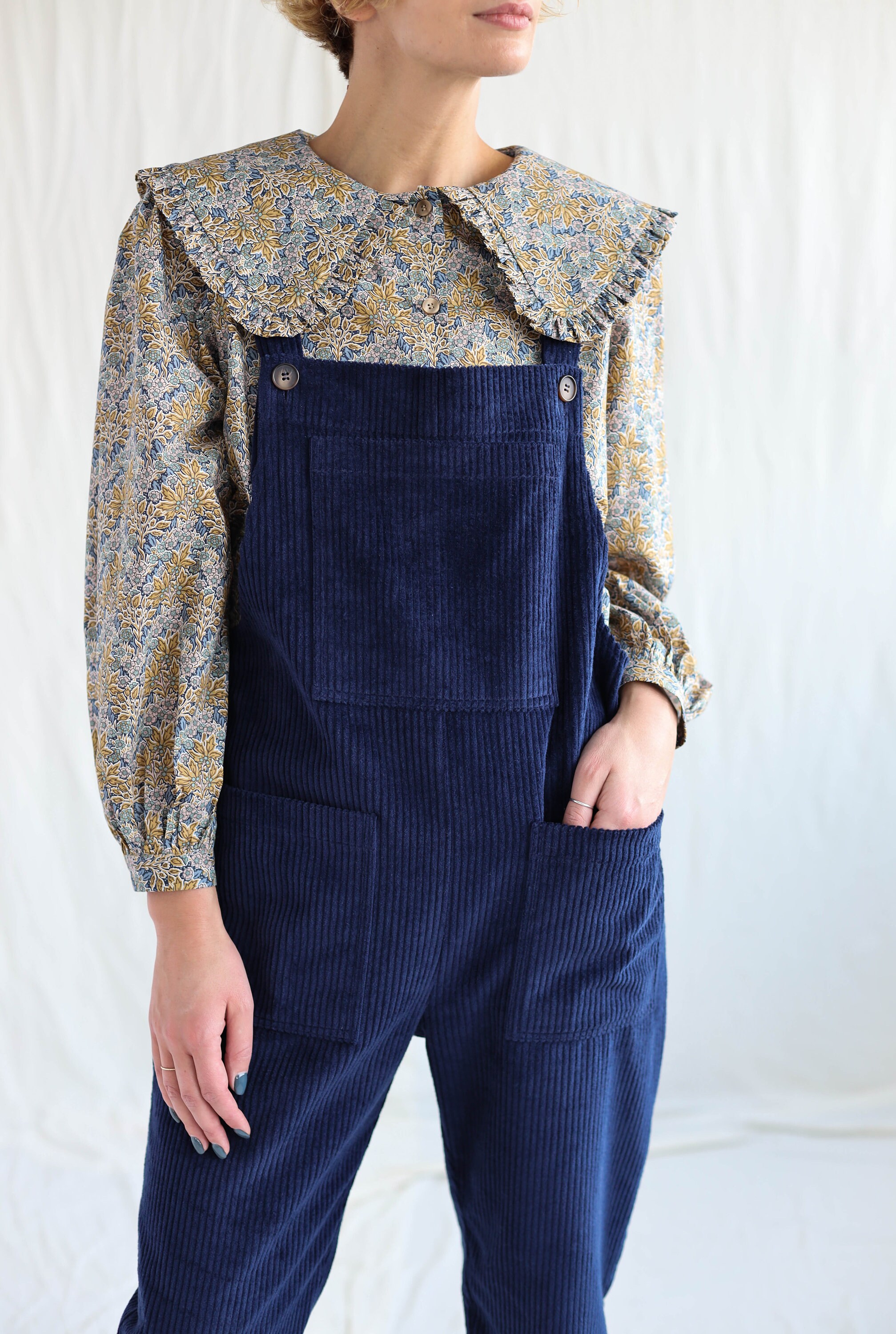 POST OVERALLS (ニュートラ）24年チェックシャツ コーデュロイ L POST OVERALLS (ニュートラ）24年チェックシャツ コーデュロイ L POST