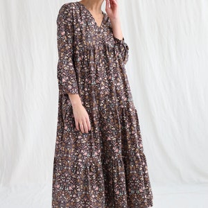 Floral tiered dress BONA / OFFON CLOTHING image 5