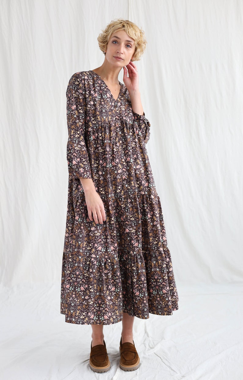 Floral tiered dress BONA / OFFON CLOTHING image 5