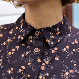 Shirt dress in Liberty Print Tana Lawn cotton Liberty of London / OFFON Clothing image 4