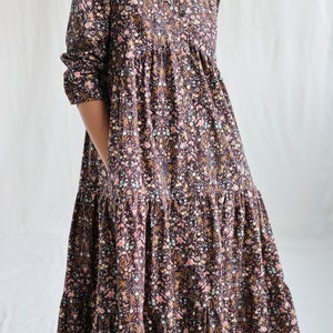 Floral tiered dress BONA / OFFON CLOTHING image 8