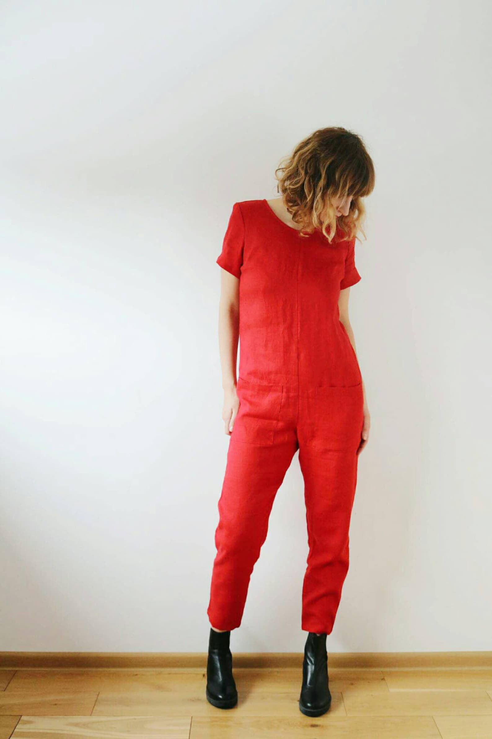 OFFON / Linen Jumpsuit / Linen Jumper / Jumpsuit for Women / Etsy