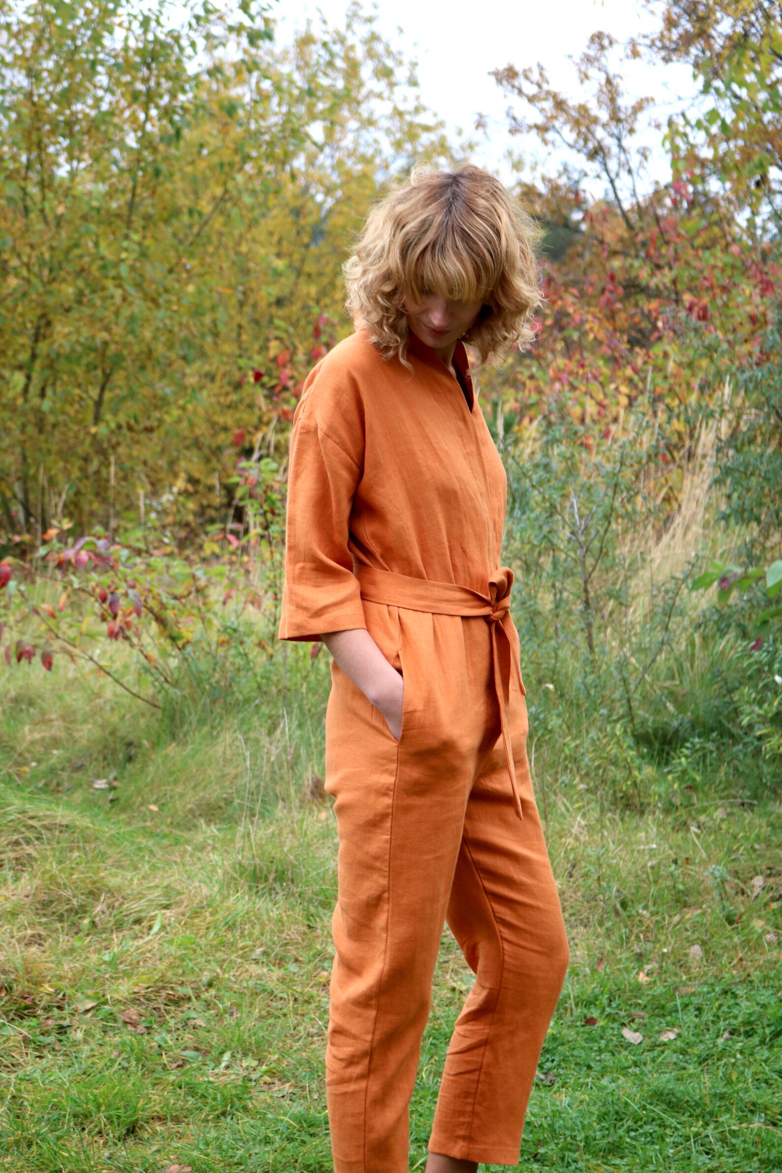 Maternity Linen Jumpsuit Women Overall Linen Overall Etsy