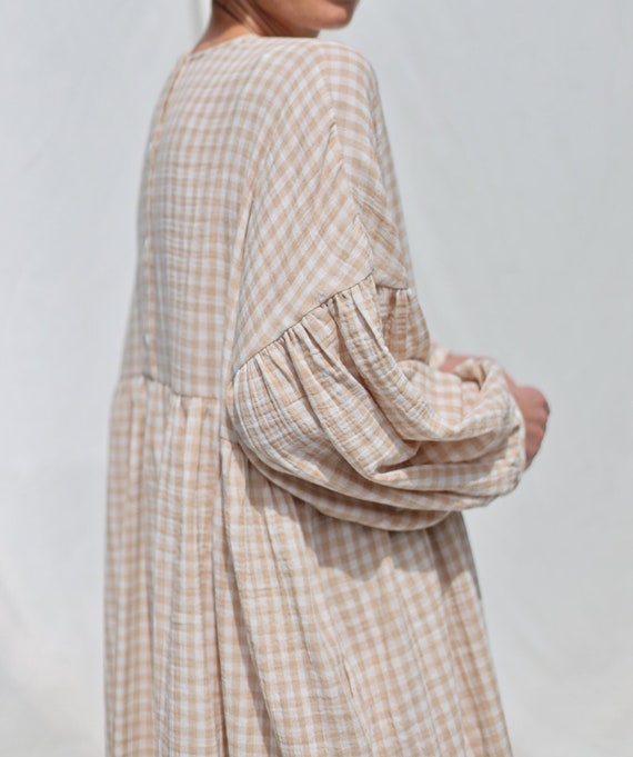 chinese dress ladies Stolen Stores Corset Draped Dress in Beige