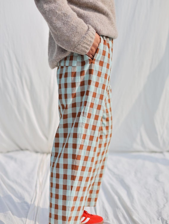 TIGHTBOOTH - Seersucker Baker Balloon Pants - 2 Colors