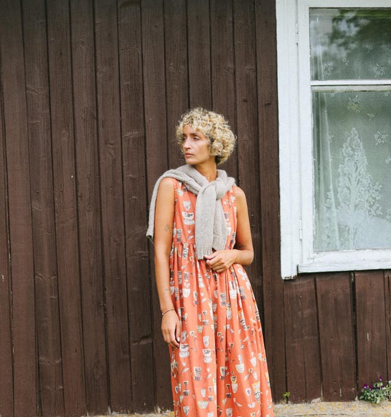 dress open from the back Noelia Textured Jersey Open Back Maxi Dress in Fiery Red