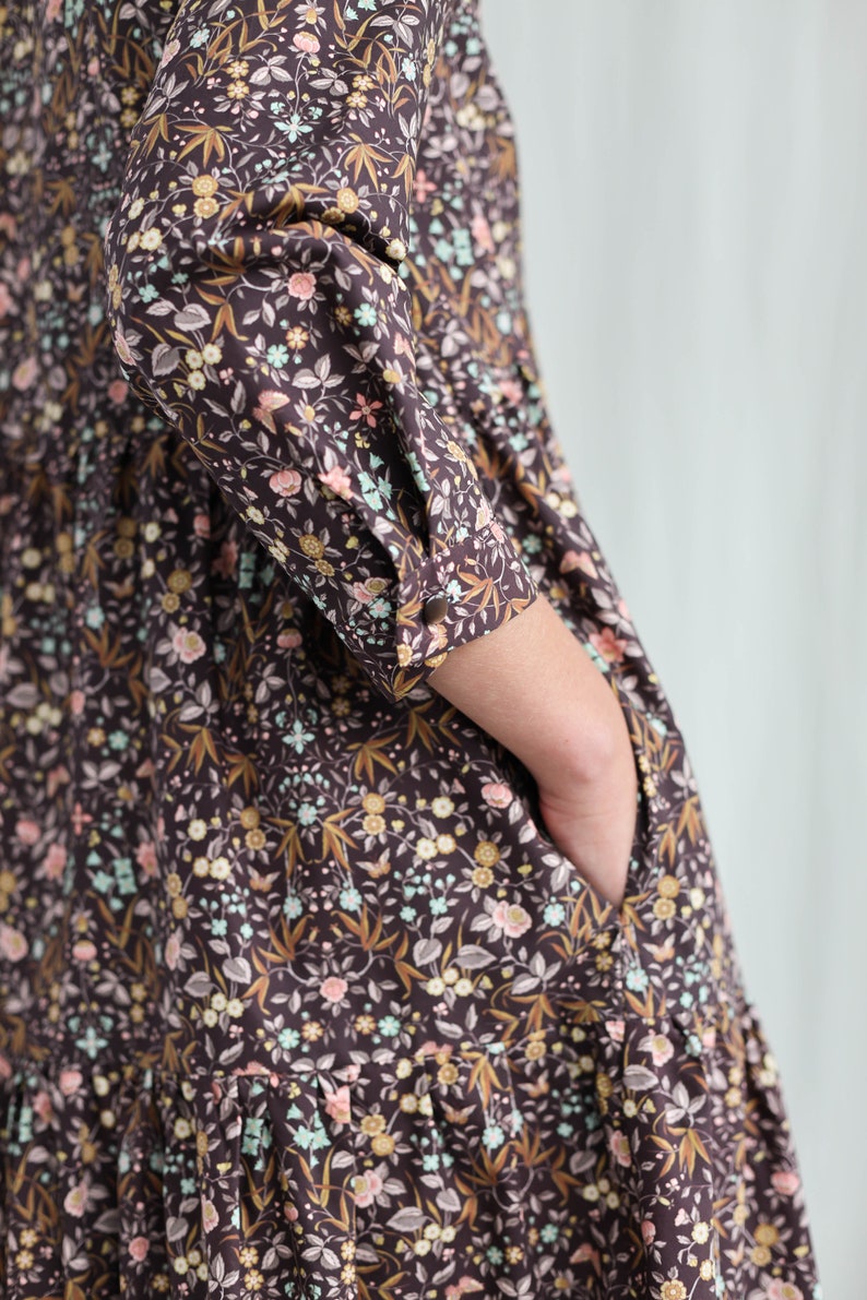 Floral tiered dress BONA / OFFON CLOTHING image 6