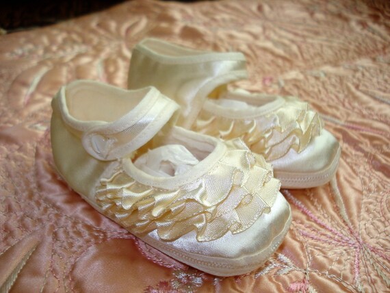 BABY SHOES Infant Girl Shoes Satin 