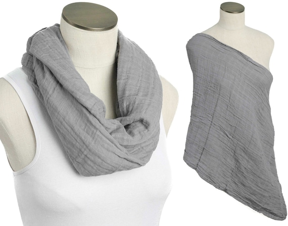 muslin nursing scarf