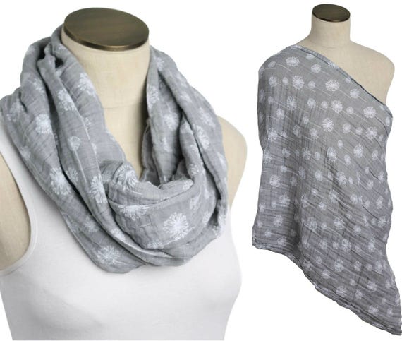 muslin nursing scarf