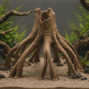 3D Printed Mangrove Stump Hide Terrarium Aquarium Decor - Terrarium Decor - Choose Colour & Size