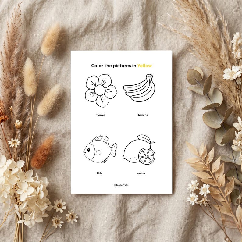 Preschool Color of the Week Worksheets, Printable Learning Activities ...