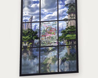 Rayquaza VMAX Extended Art Binder Insert | Evolving Skies Card Display (Digital Download)