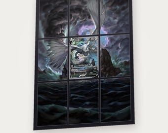Lugia V 186 Extended Art Binder Insert | Silver Tempest 9-Pocket Display (Digital Download)