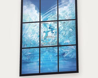 Articuno 161 Extended Art Binder Insert | Journey Together 9 Pocket Pokemon Binder Page | Card Display