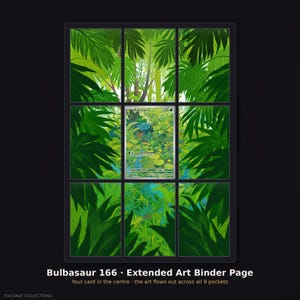 Insertion pour classeur d'illustrations Bulbasaur | 151 166