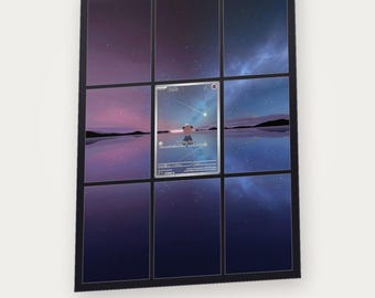Cleffa 202 Uitgebreide kunstmap-inzetstuk | Obsidian Flames 9-vakken display (digitale download)