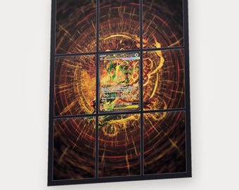 Mega Rayquaza ex 110 Extended Art Binder Insert | Storm Emeralda 9 Pocket Page