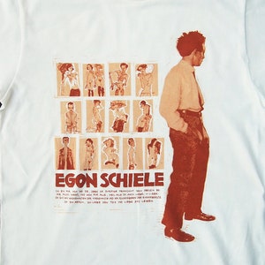 Egon Schiele T-shirt (Ich bin Mensch)