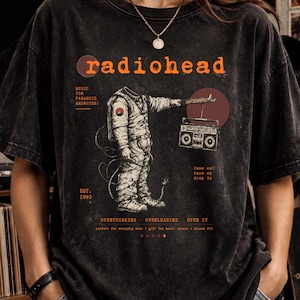 Radiohead T Shirt Women - Etsy Radiohead T Shirt Women - Etsy
