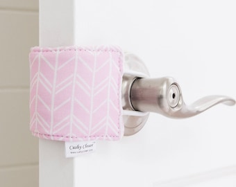 Original Cushy Closer Door Cushion - Birch Pink - Door Latch Cover - Baby Safety - Baby Sleep Aid