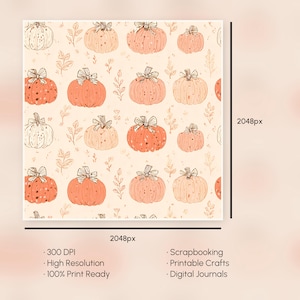 Autumn Seamless Pattern, Autumn Pattern, Autumn Digital Paper, Fall ...