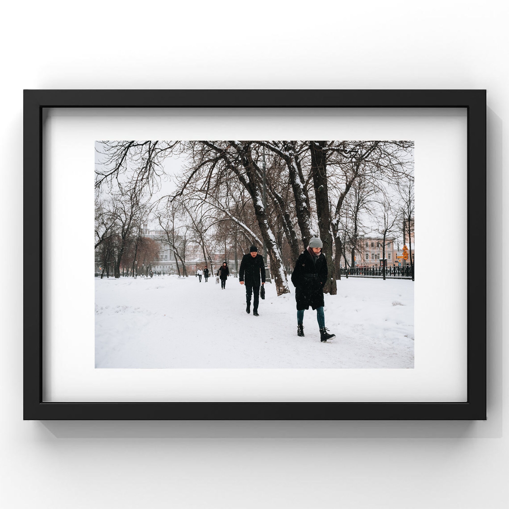 Street Photo Photography Moscow Under The Snow 10 Original Limited Edition Print Color Photo Wall Decoration
