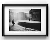 The Trocadero Bathers 09 - Black and White Photo - Limited Edition