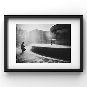 The Trocadero Bathers 09 - Black and White Photo - Limited Edition