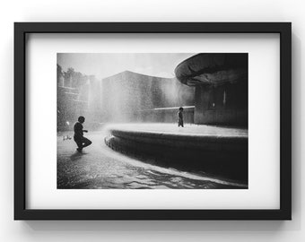 Les baigneurs du Trocadero 09 - Photo en noir et blanc - Edition Limitée