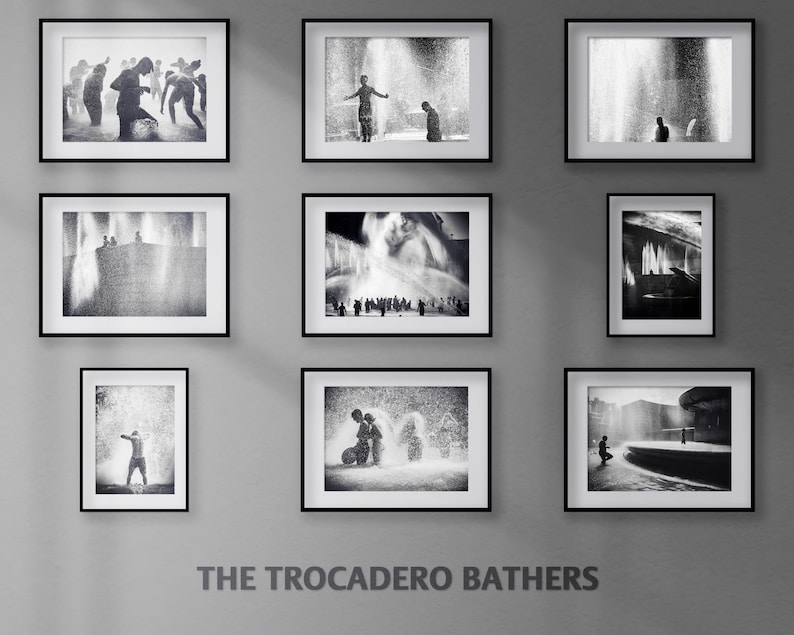The Trocadero Bathers 08 Schwarz-Weiß-Foto Limitierte Auflage Bild 3