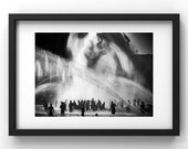 The Trocadero Bathers 05 - Black and White Photo - Limited Edition