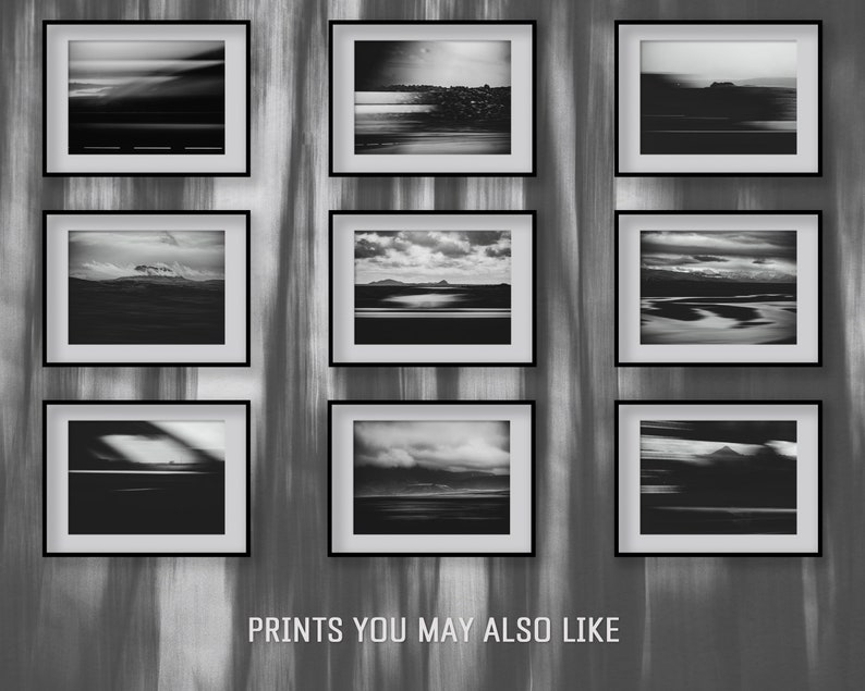 Miniature des 9 photographies noir et blanc qui composent cette série sur l'Islande.