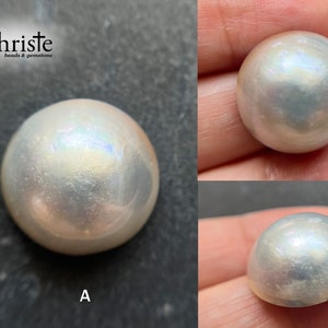 Organic Mabe Pearl Cabochon 17-18mm IB choose preferred color/pieces MB24 FEB003 image 5