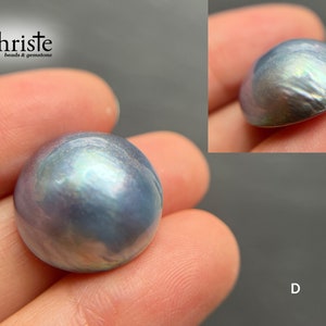 Organic Mabe Pearl Cabochon 17-18mm IB choose preferred color/pieces MB24 FEB003 image 8