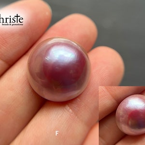 Organic Mabe Pearl Cabochon 17-18mm IB choose preferred color/pieces MB24 FEB003 image 10