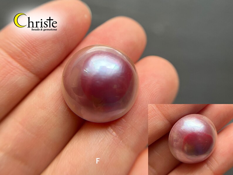 Organic Mabe Pearl Cabochon 17-18mm IB choose preferred color/pieces MB24 FEB003 image 10