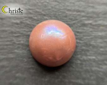 Dusty Pink Mabe Pearl Round 17.2mm IB (MB24 MAR006)