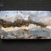Natural scenery dendritic quartz picture moss agate rectangle cabochon 55x29x4mm (C)