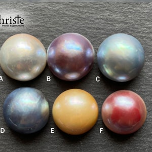 Organic Mabe Pearl Cabochon 17-18mm IB choose preferred color/pieces MB24 FEB003 image 1