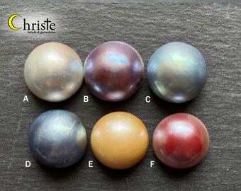 Organic Mabe Pearl Cabochon 17-18mm IB (choose preferred color/pieces) (MB24 FEB003)