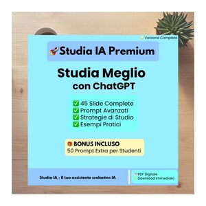 ChatGPT dla studentów | Kompletny zestaw do nauki sztucznej inteligencji | Ponad 100 podpowiedzi, metody nauki i dodatkowe pliki PDF | Przewodnik cyfrowy
